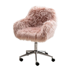 Faux Fur Vanity Chair