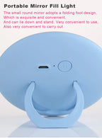 Mini Rechargeable Compact LED Makeup Mirror