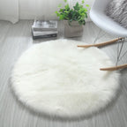 Artificial Sheepskin Vanity Chair Carpet Mat