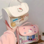Hello Kitty Zipper Large Capacity Makeup Bag