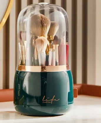 360° Rotating Makeup Brushes, Pencils and Lipsticks Organizer