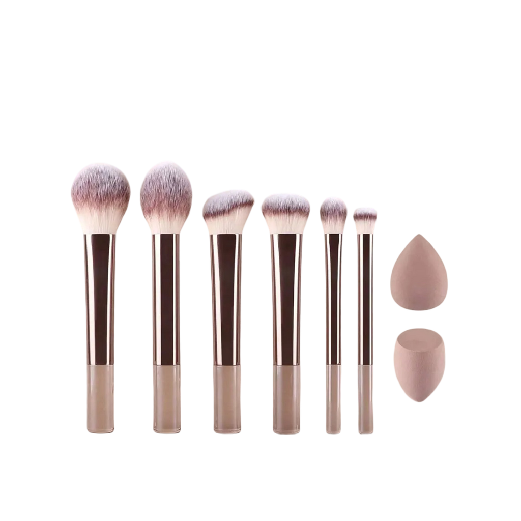 Professional Makeup Brush Set with Sponges