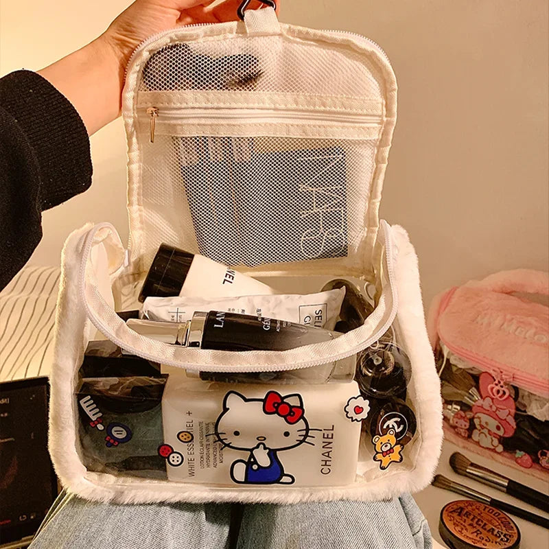 Hello Kitty Plush Makeup Bag