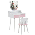 Kids Vanity Table and Chair Set