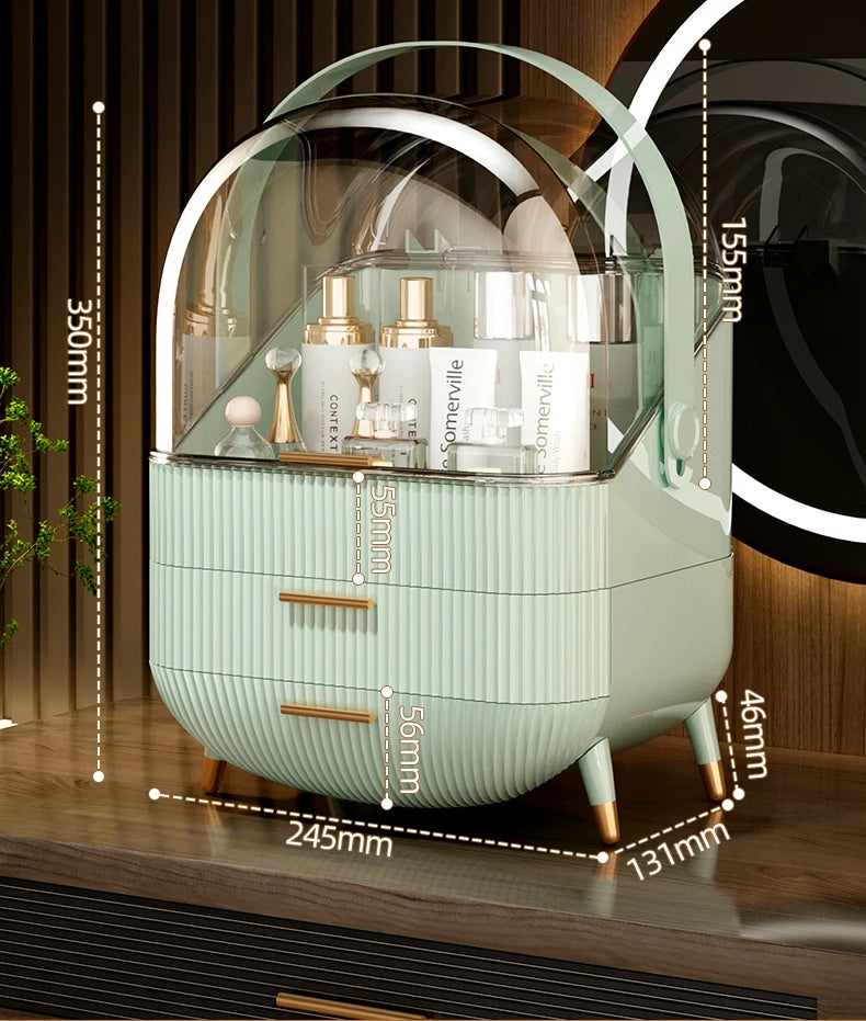 Large Capacity Makeup Organizer With Drawer