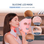 LED Light Therapy Face & Neck Mask with 7 Colors