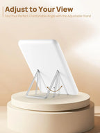 Compact Tabletop LED Makeup Mirror With 10X Magnification