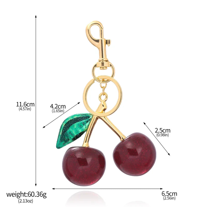 Apple Shape Bag Keychain