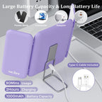 Portable Trifold Led Makeup Mirror with 1X 3X 7X Magnification