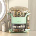 Large Capacity Crystal Makeup Organizers - Mint Green