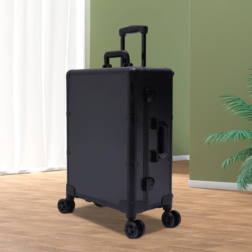 Professional Makeup & Cosmetic Aluminum Trolley with LED Lights