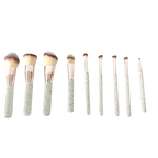 Rhinestone Makeup Brushes With Organizer Bucket