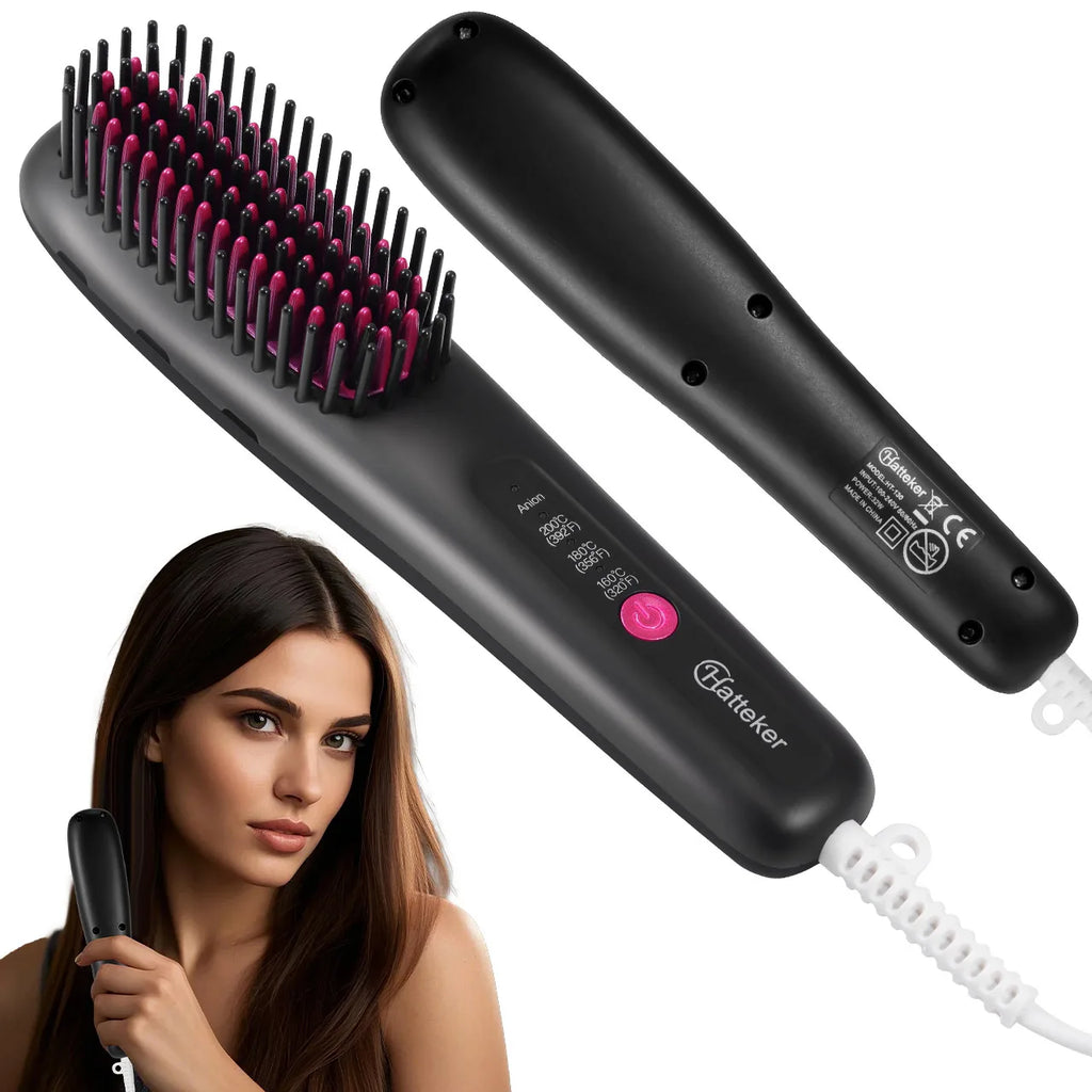 Portable Hair Straightening Brush