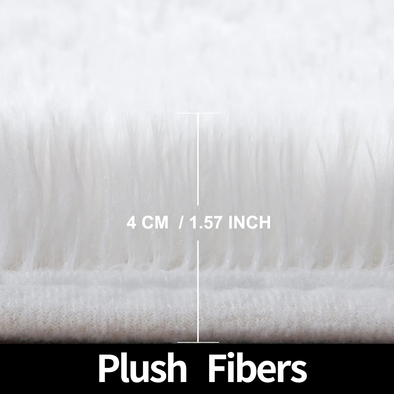 Soft Plush Circular Rugs for Vanity Desk Chair