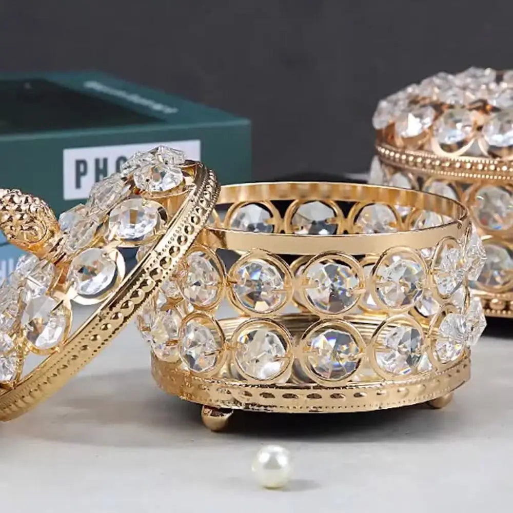 Luxury Crystal Jewelry Box