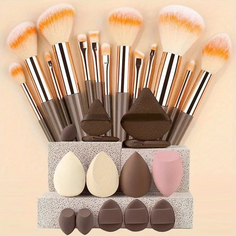 Professional Makeup Kit Brushes & Sponges [27pcs]