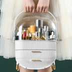 Makeup Storage Box Brush Holder & Drawers