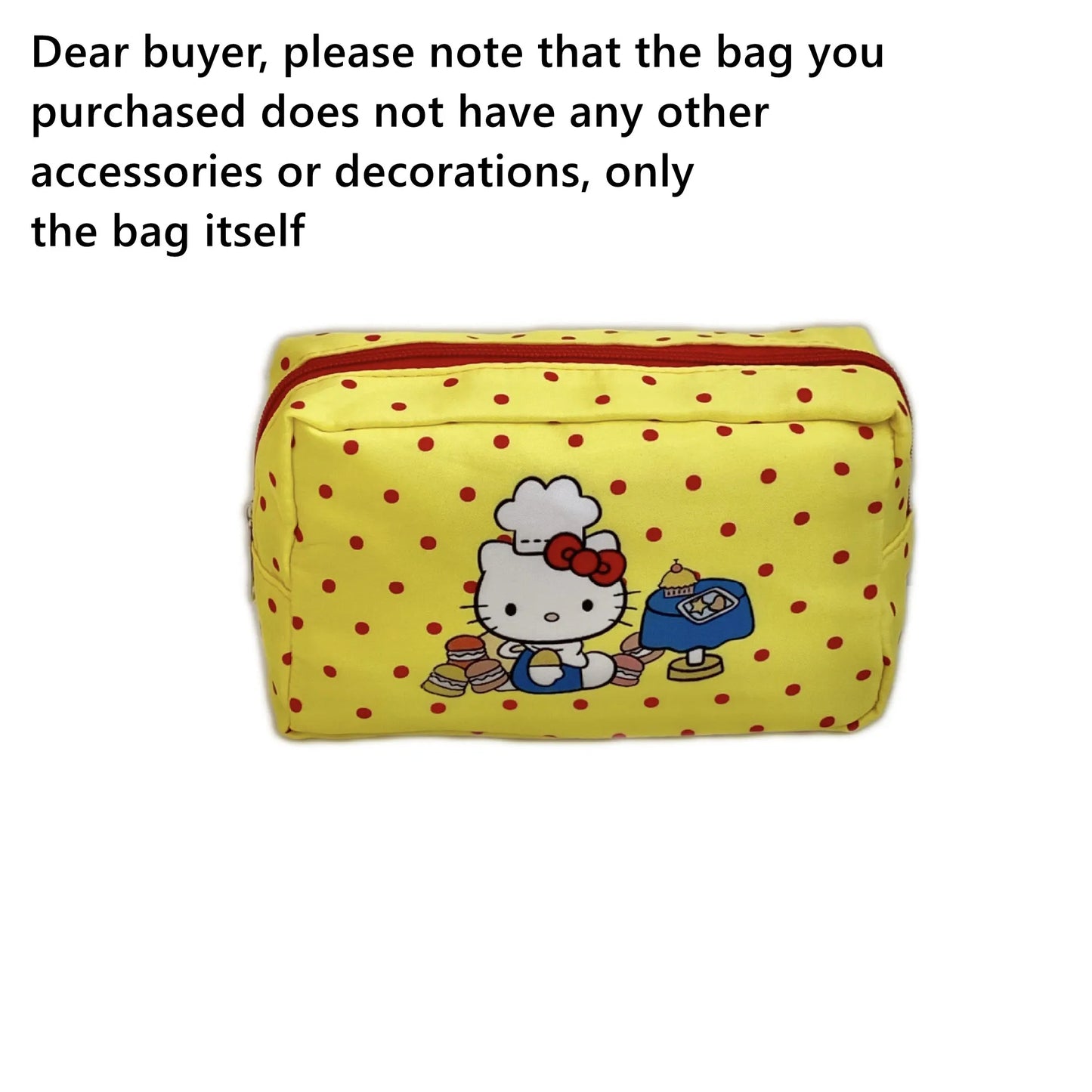 Hello Kitty Japanese Style Canvas & Makeup Bag