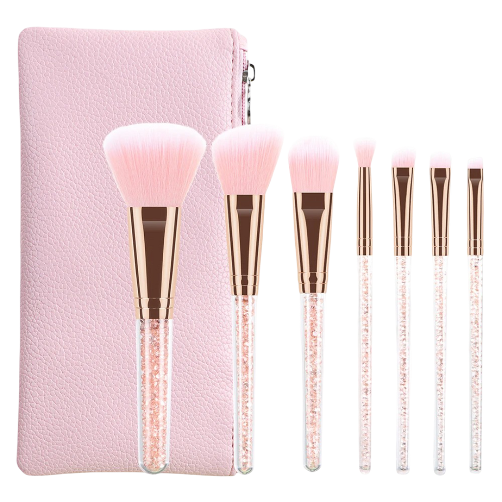 Crystal Handle Professional Makeup Brushes