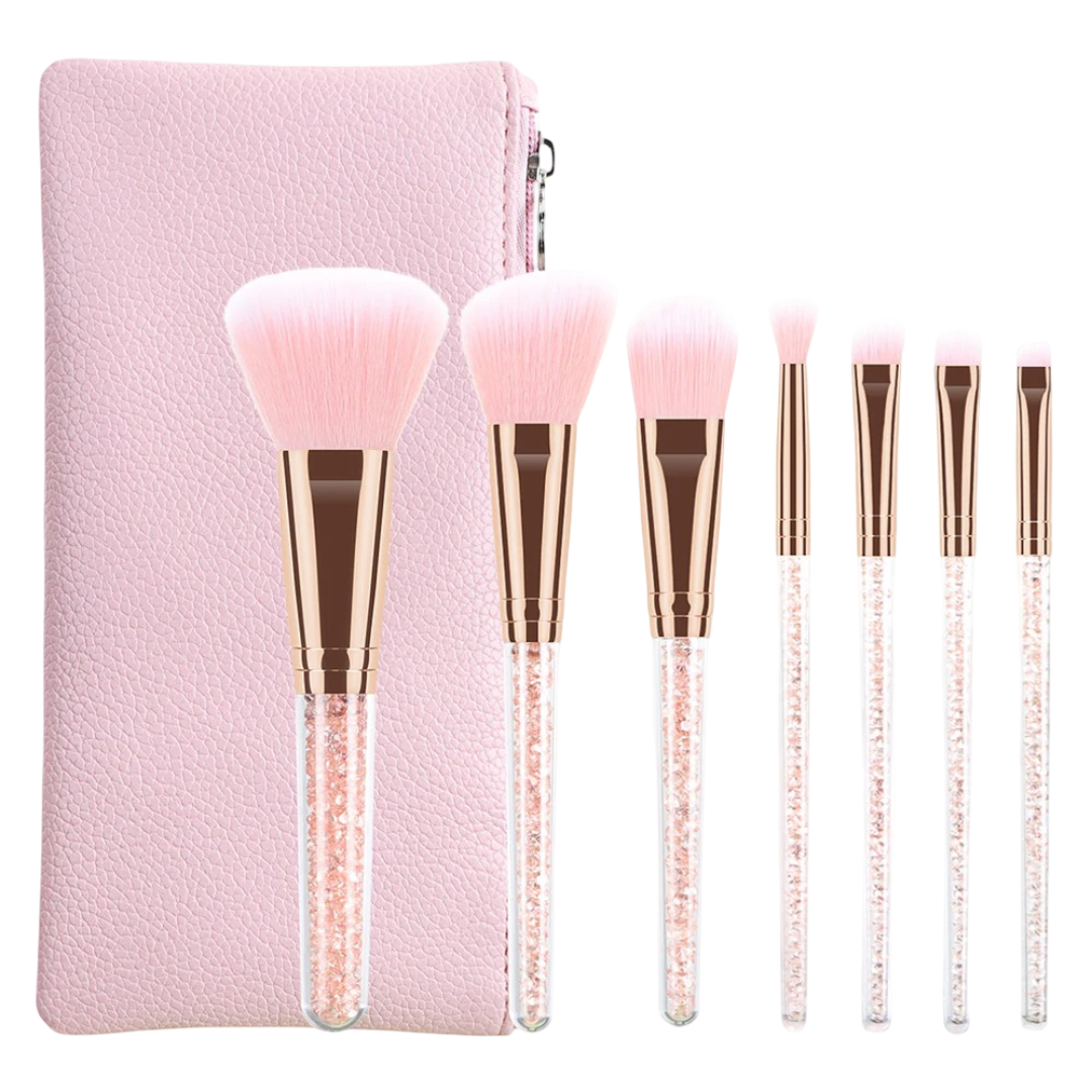 Crystal Handle Professional Makeup Brushes