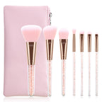Crystal Handle Professional Makeup Brushes