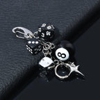Billiard Ball Shape Bag Keychain
