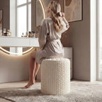 Ottoman Round Vanity Stool