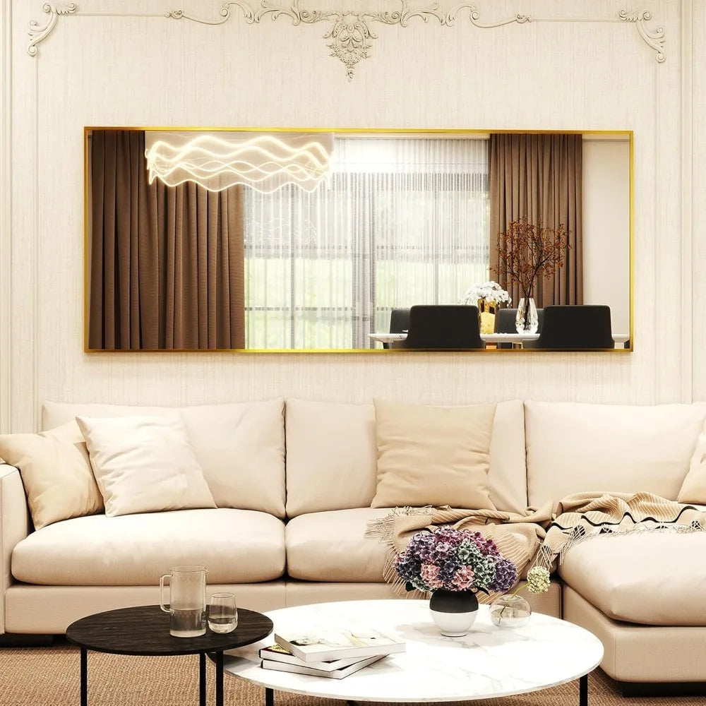 Rectangular Full-Length Mirror with Frame [Size: 21"x 56"]