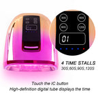 Rechargeable UV LED Acrylic Nail Dryer Lamp 90W, 4 Timer Setting & 45 LED