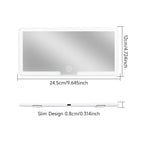 Car Interior Sun Visor LED HD Makeup Vanity Mirror