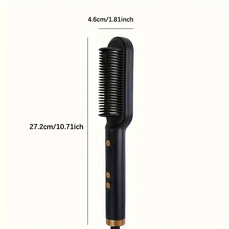 Electric Straight Hair Curling Styling Brush