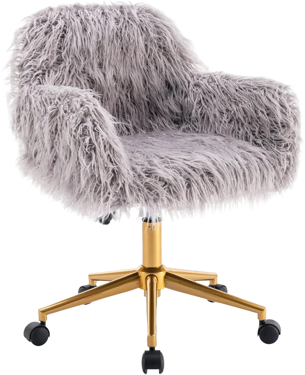 Faux Fur Vanity Chair