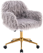 Faux Fur Vanity Chair