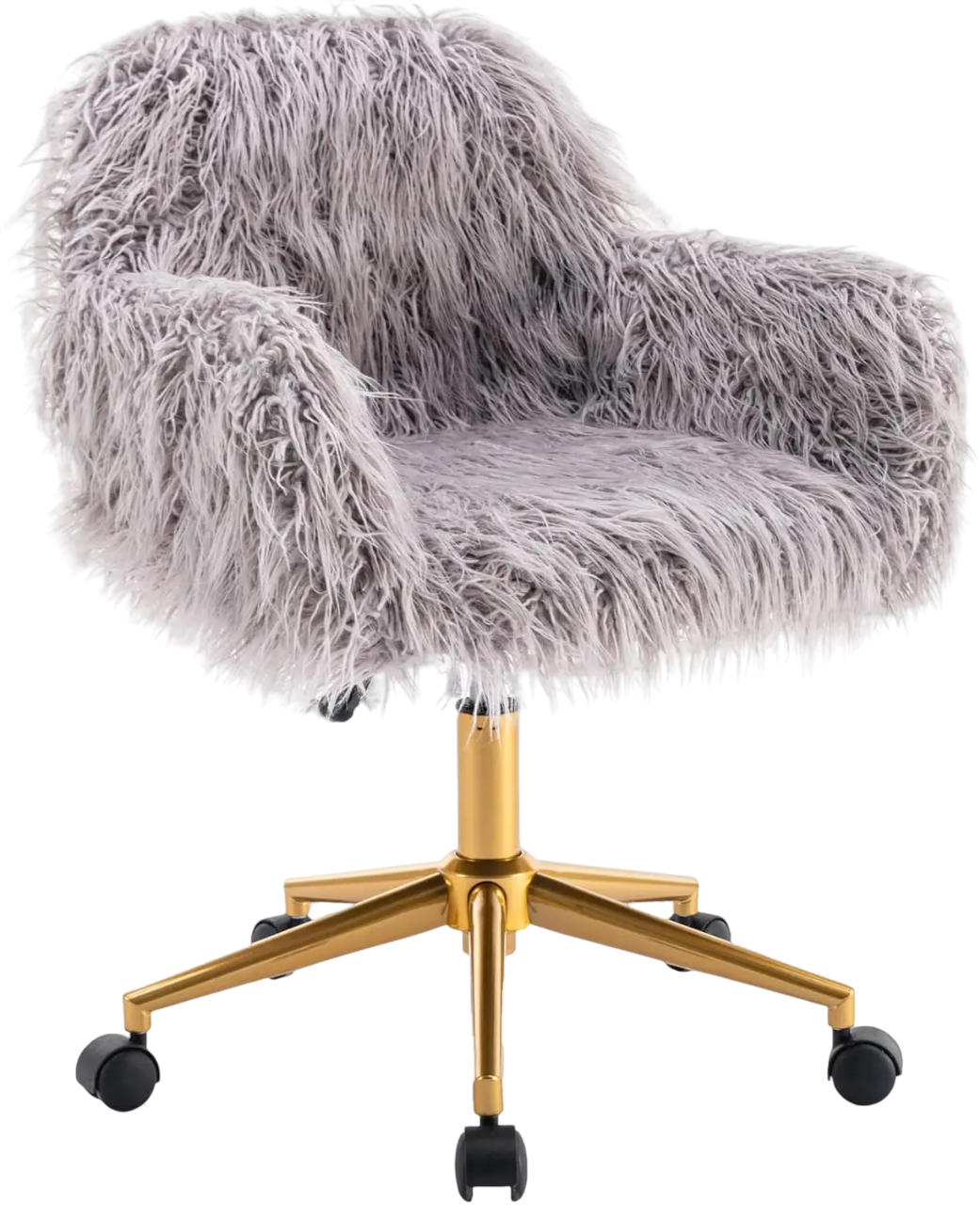 Faux Fur Vanity Chair