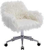 Faux Fur Vanity Chair