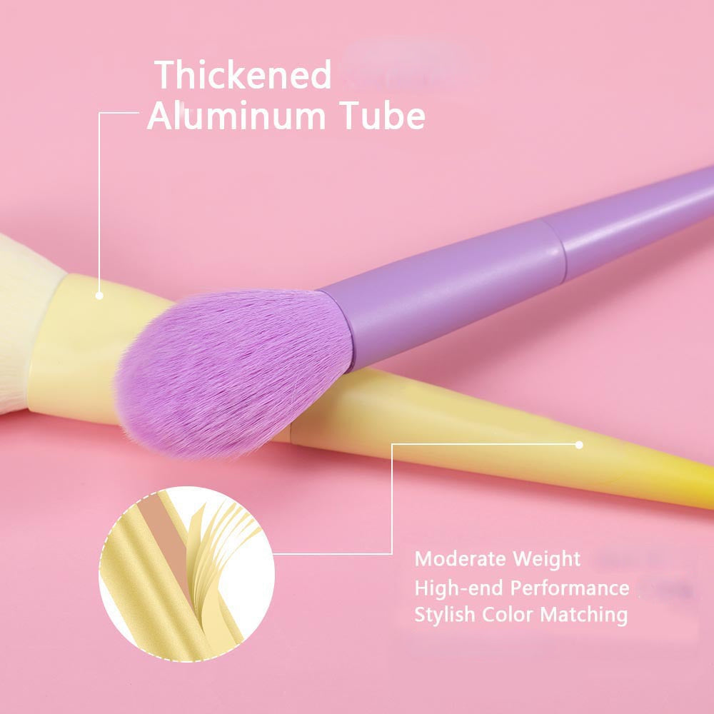Multi-Color Makeup Brushes Set [17Pcs]