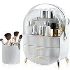Makeup Storage Box Brush Holder & Drawers