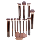 Professional Makeup Brush Set with Sponges