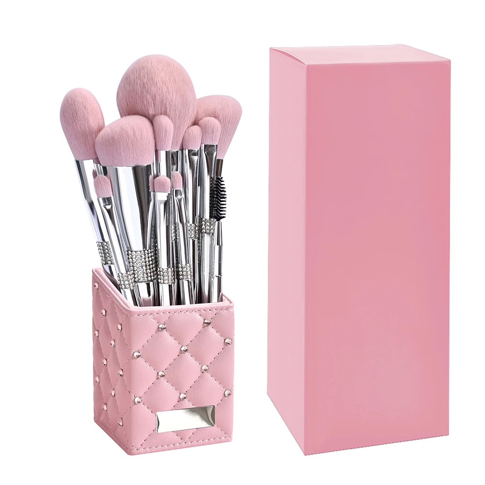 Diamond Makeup Brushes Set
