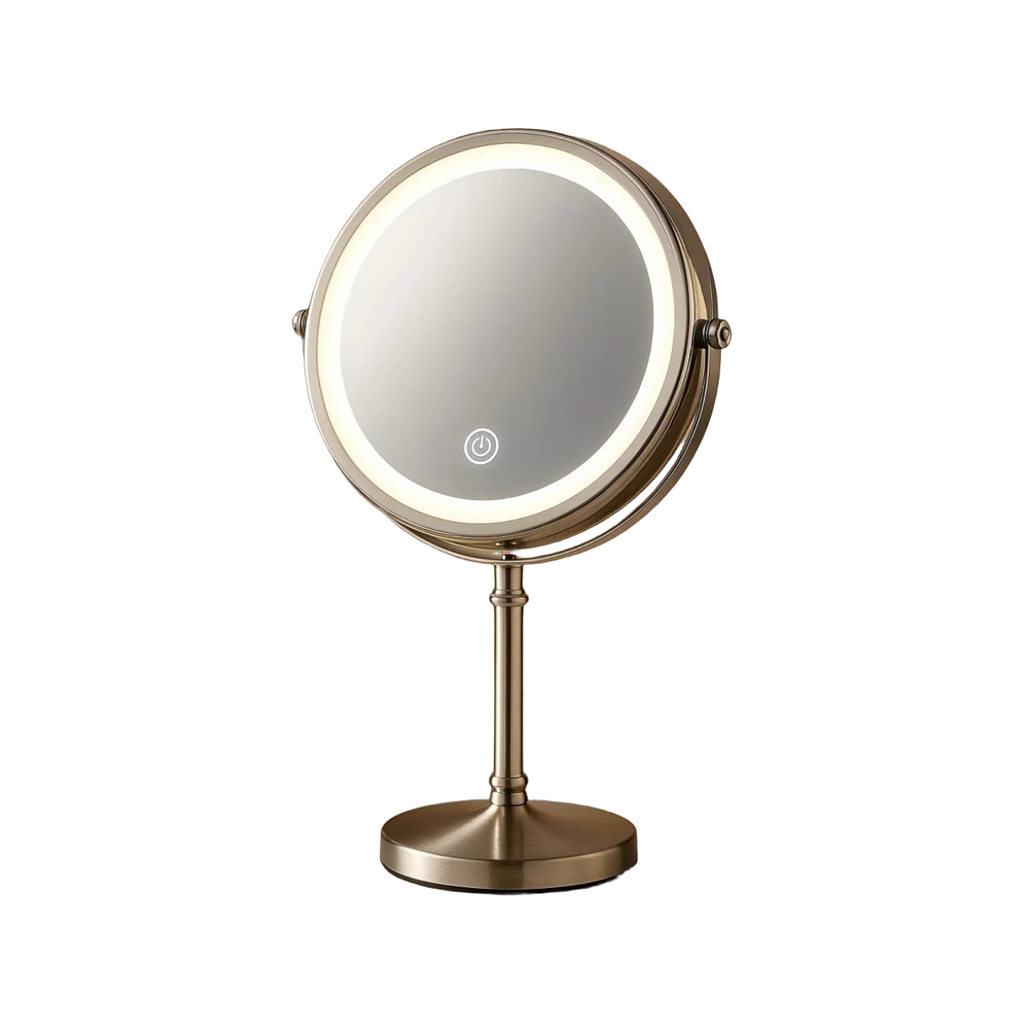 Tabletop Makeup Mirror With Magnification