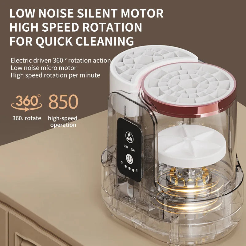 3-in-1 Electric Makeup Brush Cleaner