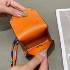 Luxury Mini Leather Bag Keychain For Purse