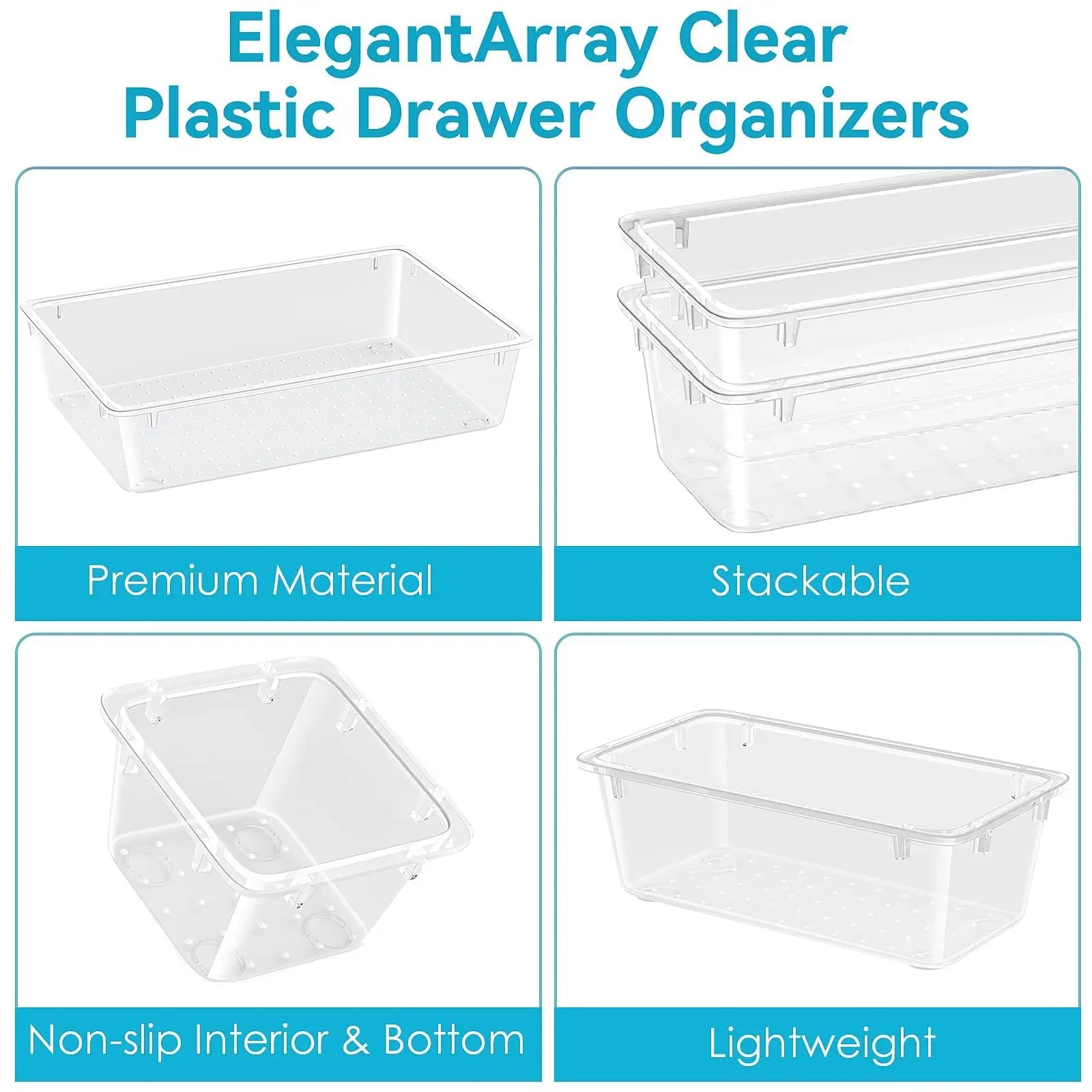 Acrylic Drawer Organizer