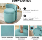 360° Swivel Dressing Table Stool - Teal