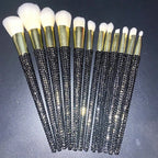 Diamond studded Makeup Brushes