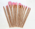 Diamond studded Makeup Brushes