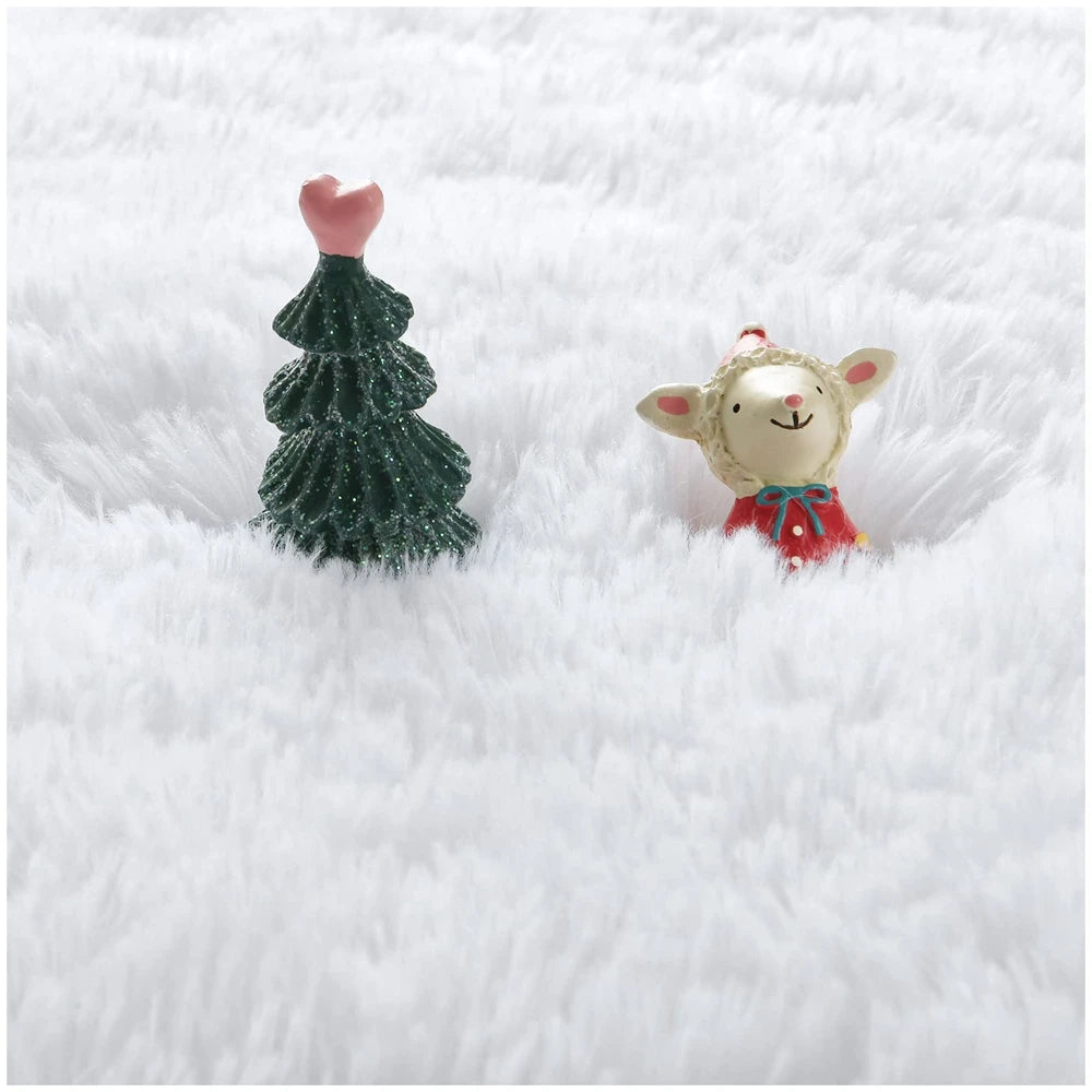 Soft Plush Circular Rugs for Vanity Desk Chair