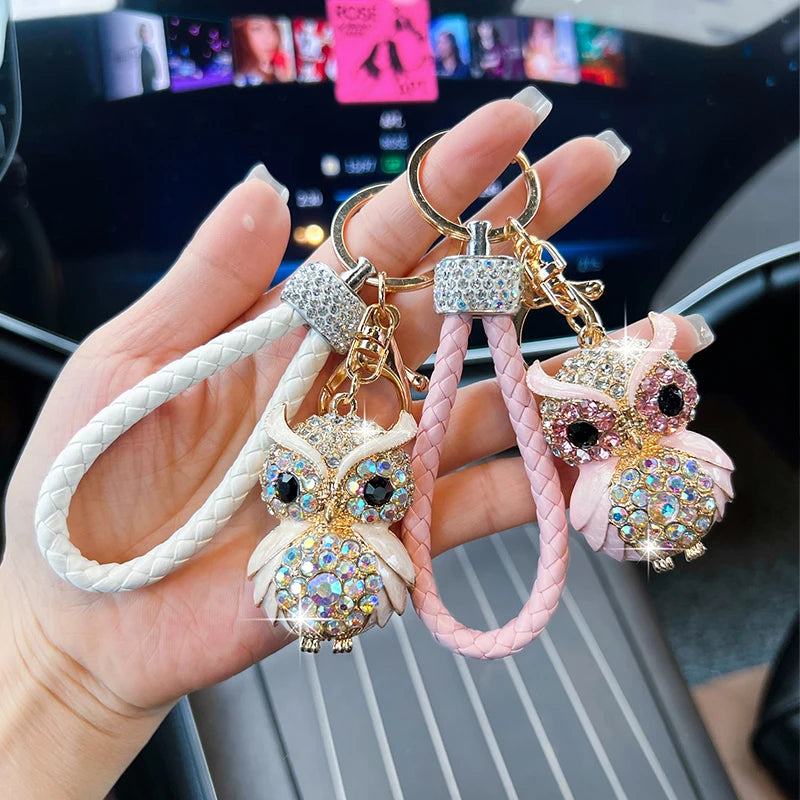 Owl Shaped Keychain For Purse & Backpack