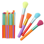 Rainbow Makeup Brush Set