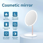 Portable Vanity Makeup Mirror With Touch Control